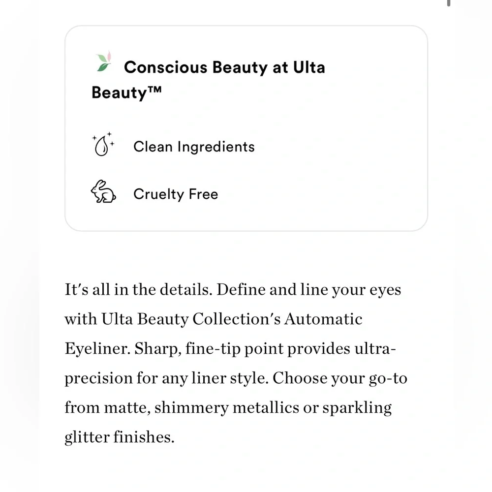 ULTA BEAUTY LINER